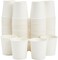 100 Pack 4 Oz Mini Disposable Paper Cups for Espresso, Mouthwash, Tea, Coffee - Plain White - Disposable Coffee Cups with Lids